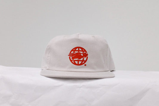 Heritage 5 Panel Cap | Ivory & Guards Red